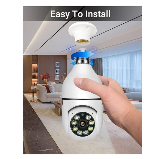 Camara bombillo de seguridad 360°